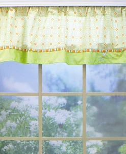 3 Stories Trading Nurture Geometric Dragonfly Window Valance