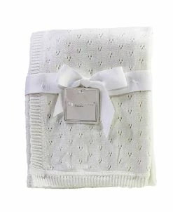 Baby Mode Signature 3 Stories Trading Pointelle Layette Baby Blanket