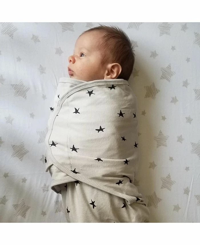 Ely's & Co. Baby Girls Adjustable Swaddle Large 3 Pack - Image 4