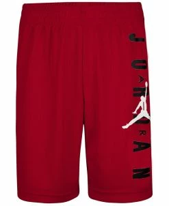 Jordan Big Boys Jump Man Air Vertical Logo Mesh Shorts
