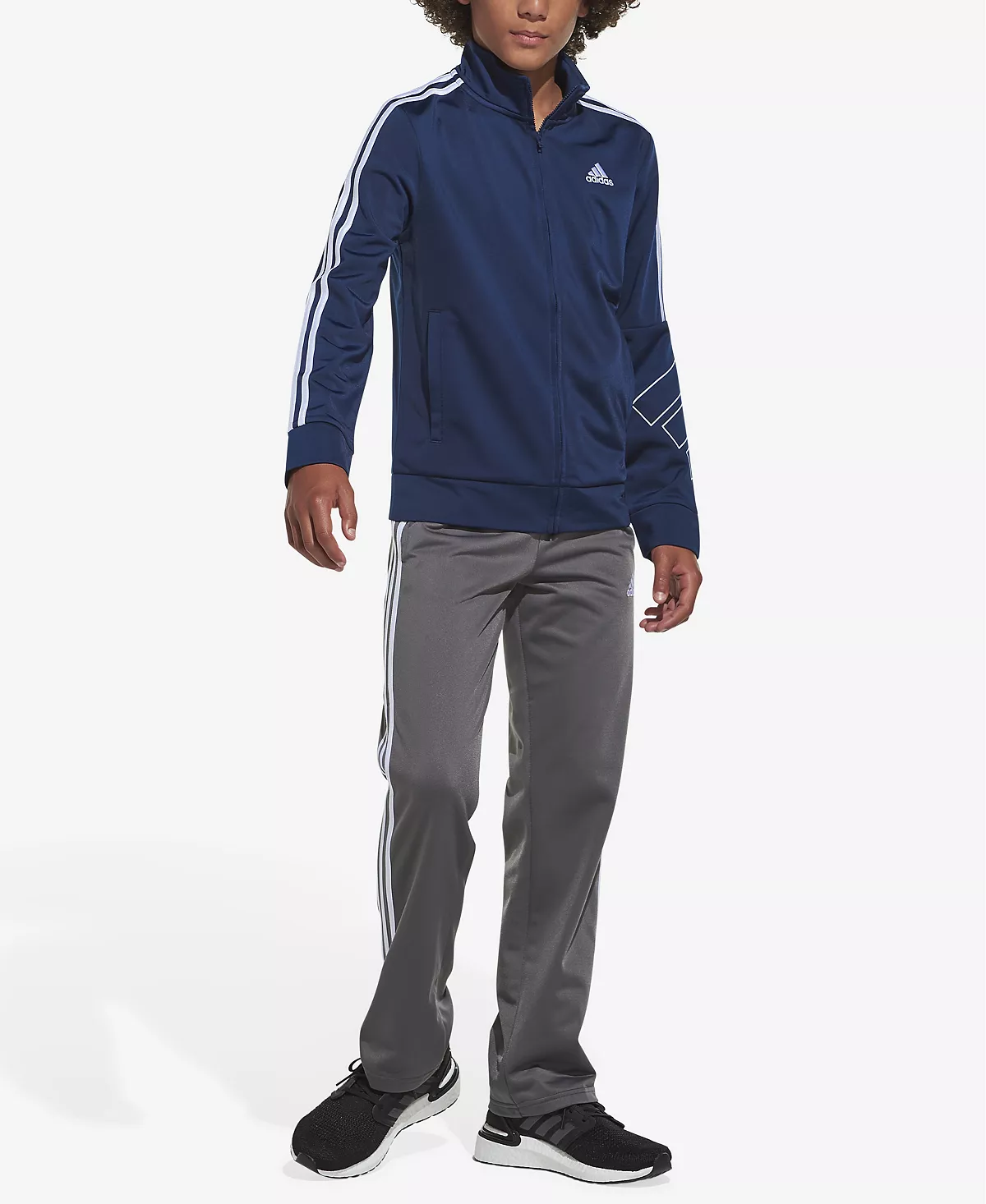 ADIDAS Big Boys Iconic Tricot Pants - Image 6