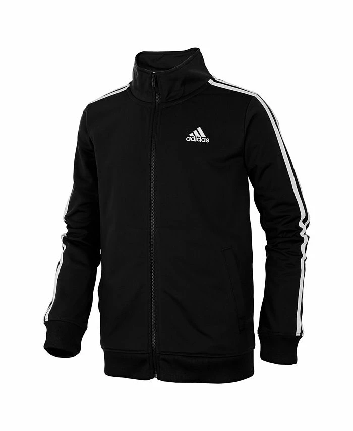 ADIDAS Big Boys Zip Front Iconic Tricot Jacket