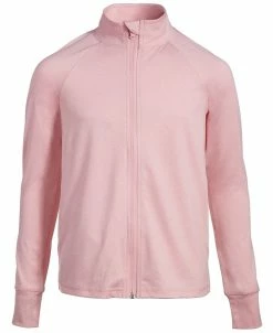 ID Ideology Big Girls Center Front Zipper Long Sleeve Jacket, Created For Macy's