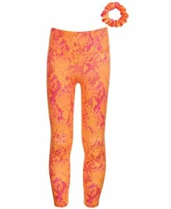 ID Ideology Big Girls Bold Python-Print Leggings, Created For Macy's