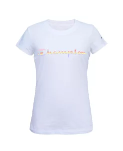 Champion Big Girls Rainbow Script T-shirt
