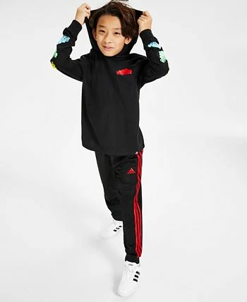 ADIDAS Big Boys Elastic Waistband 22 Tricot Joggers - Image 3