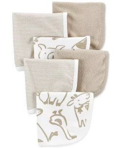Carter's™ Baby Boys Or Baby Girls Assorted Wash Cloths, Pack Of 5