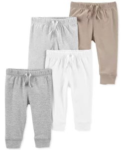 Carter'sâ„¢ Baby Boys Or Baby Girls Cotton Pants, Pack Of 4