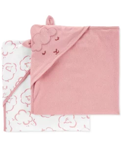 Carter's™ Baby Girls 2-Pack Hooded Towels