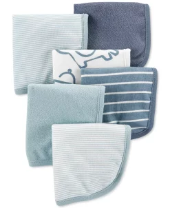 Carter's™ Baby Boys Assorted Wash Cloths, Pack Of 6