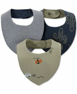 Carter's™ Baby Boys Assorted Printed Bandana Bibs, Pack Of 3