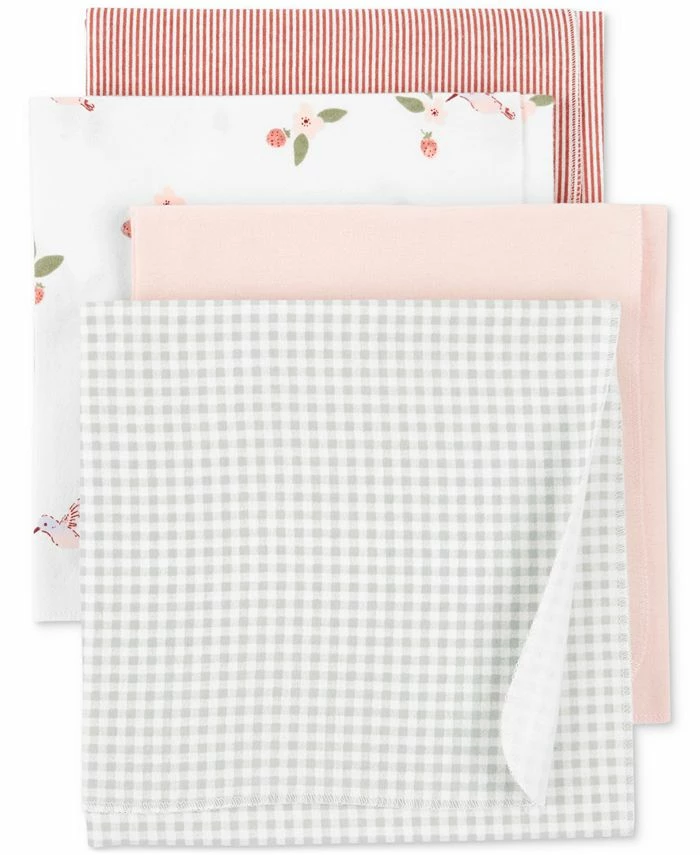 Carter's™ Baby Girls 4-Pack Printed Receiving Blankets