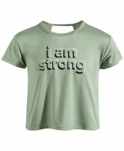 ID Ideology Big Girls I Am Strong T-Shirt, Created For Macy's