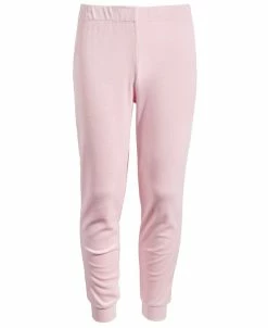 ID Ideology Toddler & Little Girls Solid Velour Joggers, Created For Macy's