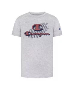 Champion Big Boys Streaks C Script T-shirt