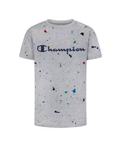 Champion Big Boys All Over Print Paint Splatter T-shirt