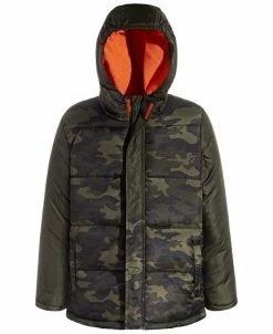 S Rothschild & CO Big Boys Camo Puffer Jacket