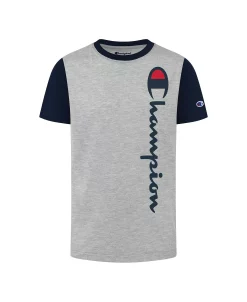 Champion Toddler Boys Vertical Script Short Sleeve T-shirt