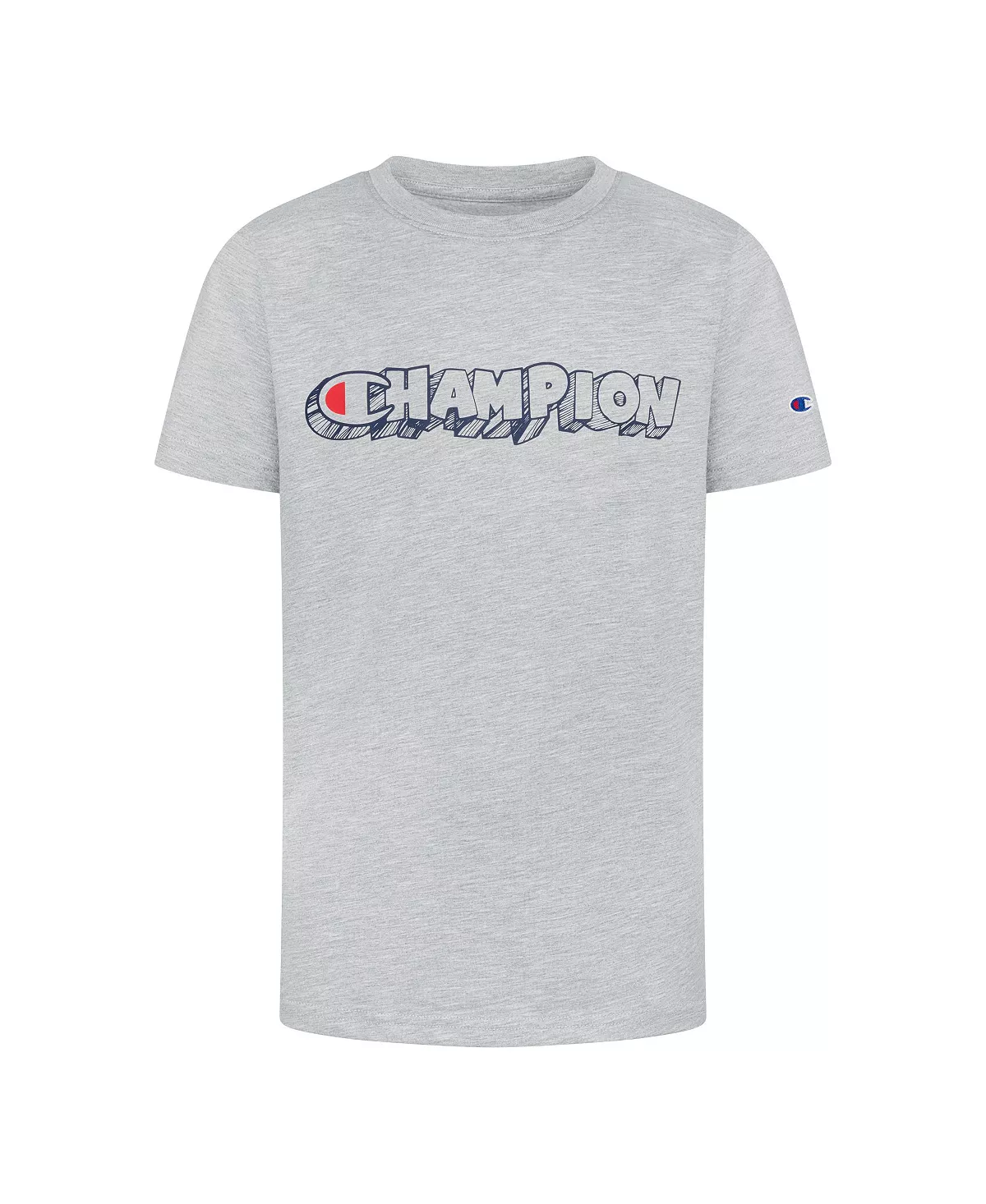 Champion Toddler Boys Hand Drawn Block Script T-shirt