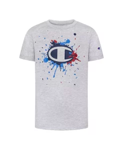 Champion Toddler Boys Ko C Paint Splatter Short Sleeve T-shirt