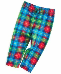 First Impressions Baby Boys Plaid Jogger Pants, Created For Macy's