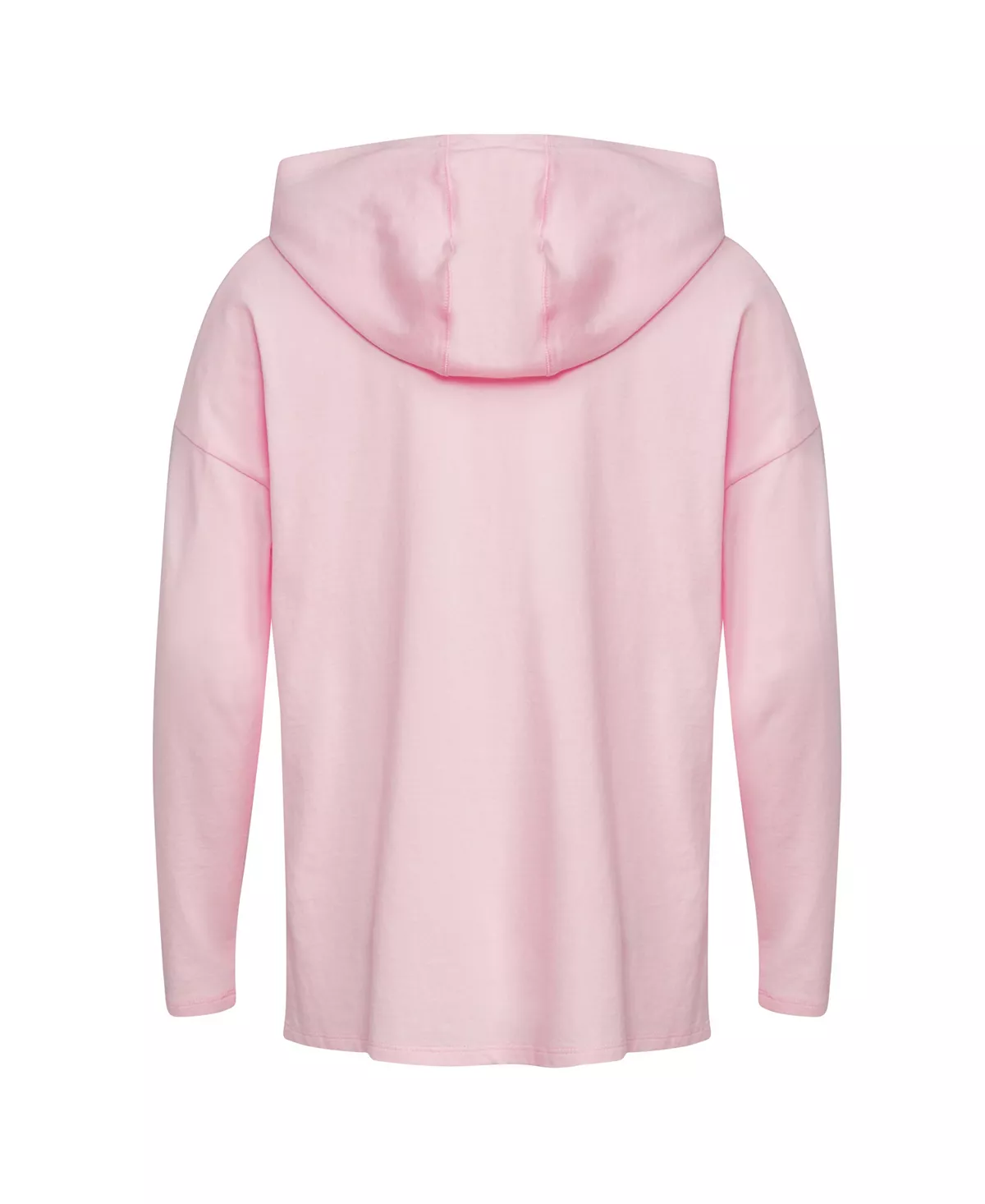 ADIDAS Little Girls Long Sleeve Hooded Curved Hem T-shirt - Image 2