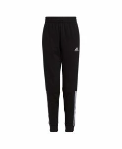 ADIDAS Big Boys Elastic Waistband Team 3-Stripes Joggers