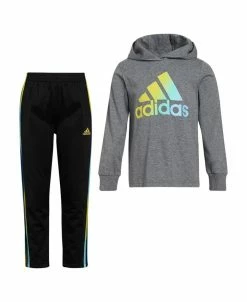 ADIDAS Little Boys ARKD Hooded T-shirt, 2 Piece Set