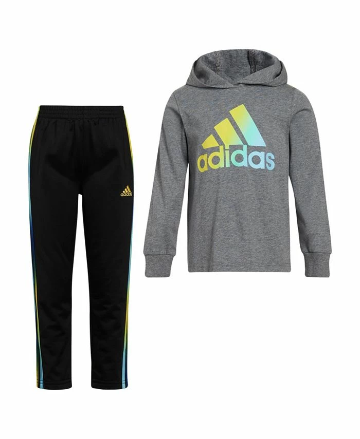 ADIDAS Little Boys ARKD Hooded T-shirt, 2 Piece Set 3 ADIDAS Little Boys ARKD Hooded T-shirt, 2 Piece Set