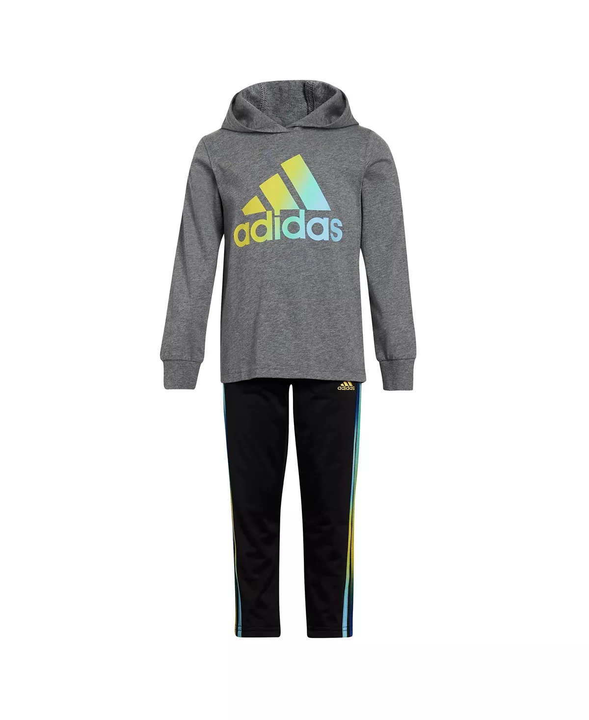ADIDAS Little Boys ARKD Hooded T-shirt, 2 Piece Set 5 ADIDAS Little Boys ARKD Hooded T-shirt, 2 Piece Set - Image 3