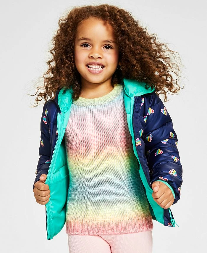 Epic Threads Little Girls Heart Packable Jacket With Bag, Created For Macy's 2 Epic Threads Little Girls Heart Packable Jacket With Bag, Created For Macy's