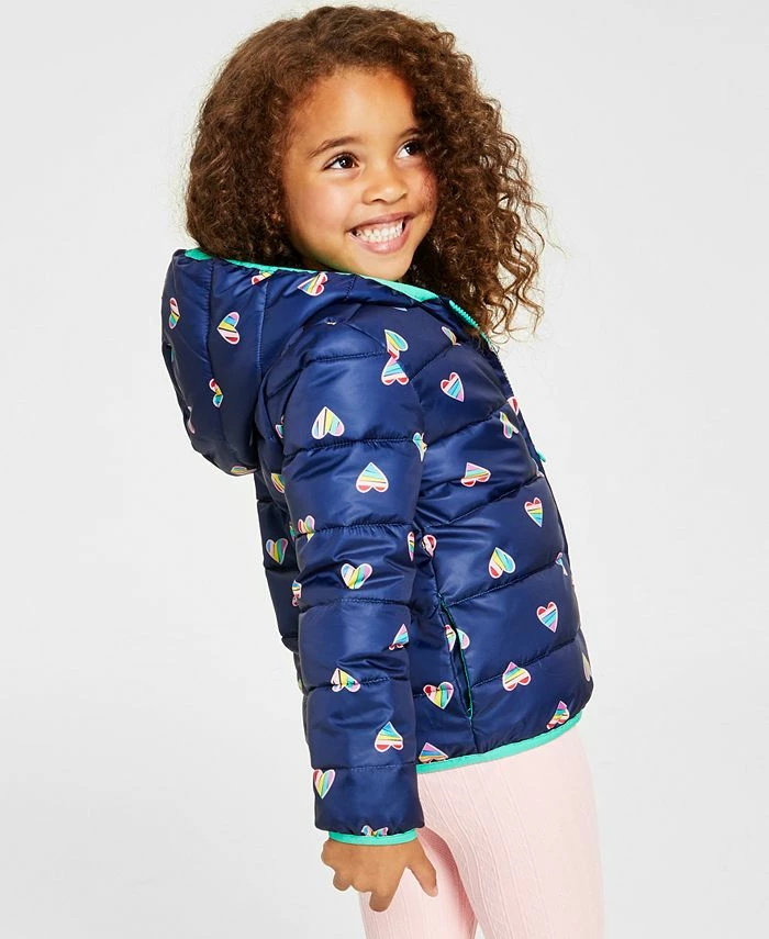 Epic Threads Oddler Girls Heart Packable Jacket With Bag, Created For Macy's - Image 4
