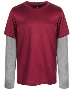 ID Ideology Toddler & Little Boys Faux-Layer Long-Sleeve T-Shirt, Created For Macy's