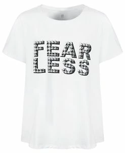 ID Ideology Big Girls Fearless Houndstooth Short-Sleeve T-Shirt, Created For Macy's