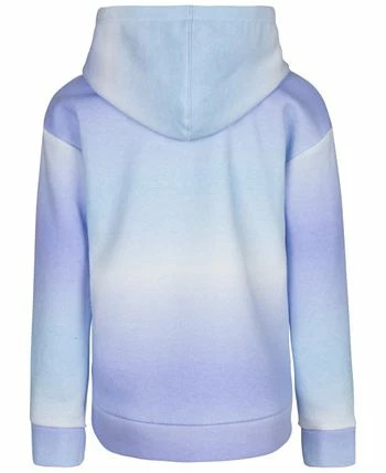 Nike Little Girls Club Fleece Printed High Low Pullover Sweatshirt - Image 2
