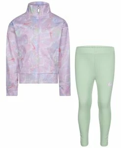 Nike Little Girls Dream Chaser Tricot Jacket And Leggings, 2 Piece Set
