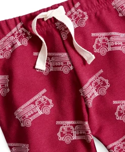 First Impressions Baby Boys Fire Truck Jogger Pants, Created For Macy's -Little Me Shop 22478110 fpx