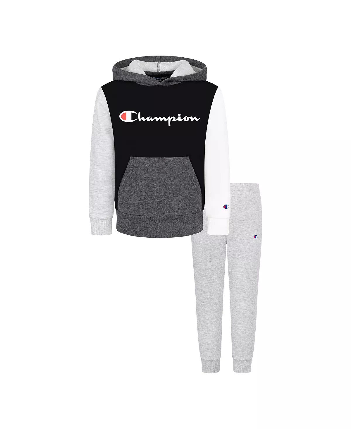 Champion Little Boys Signature Fleece Hoodie And Joggers, 2 Piece Set