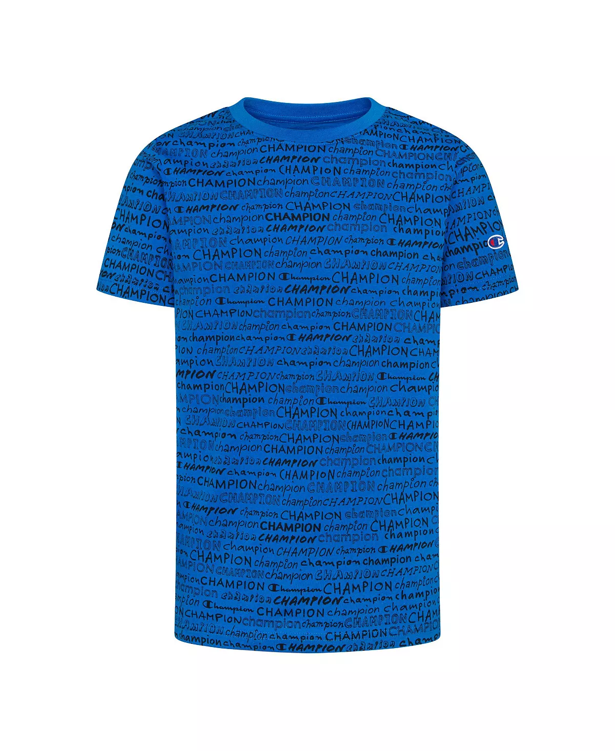 Champion Big Boys Hand Drawn AOP Short Sleeve T-Shirt