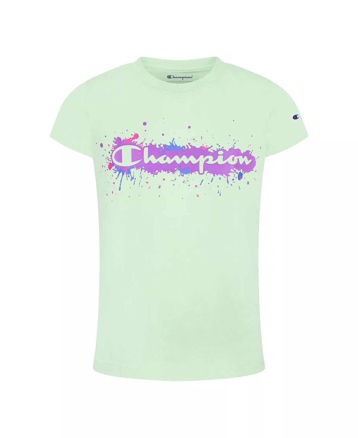 Champion Little Girls Paint Splatter Graphic T-shirt