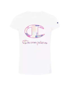 Champion Toddler Girls Multi Stripe Pattern T-shirt