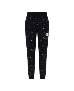 Champion Little Girls All Over Print Paint Splatter Fleece Joggers