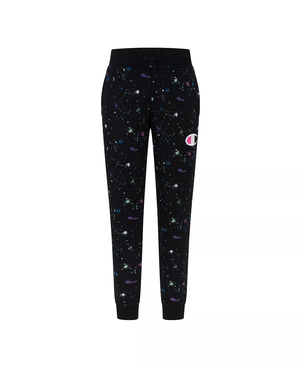 Champion Little Girls All Over Print Paint Splatter Fleece Joggers 3 Champion Little Girls All Over Print Paint Splatter Fleece Joggers