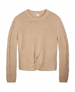 Epic Threads Big Girls Twist Front Sweater, Created For Macy's