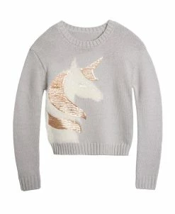 Epic Threads Big Girls Unicorn Sparkle Sweater, Created For Macy's