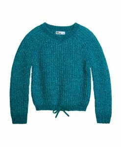 Epic Threads Big Girls V-neck Cinched Sweater, Created For Macy's