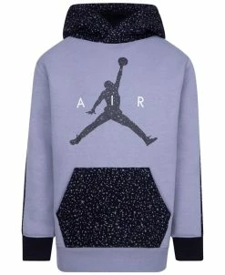 Jordan Air Little Boys Speckled Pullover Hoodie Sweatshirt, Only At Macy's