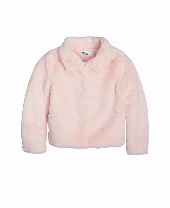 Epic Threads Oddler Girls Faux Fur Jacket, Created For Macy's
