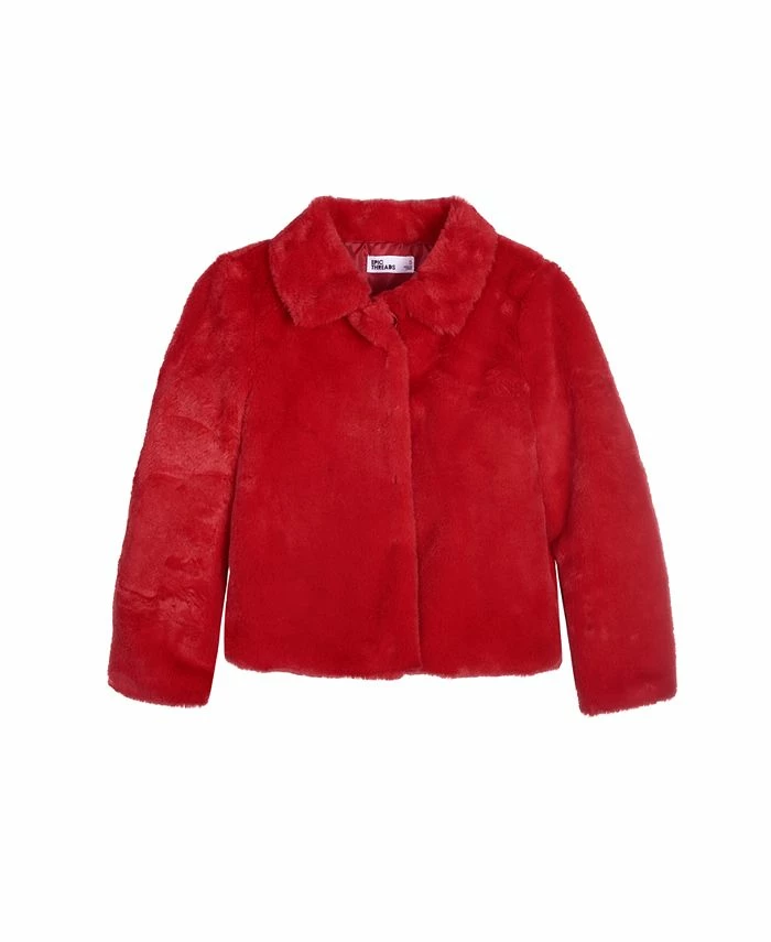 Epic Threads Little Girls Faux Fur Jacket, Created For Macy's