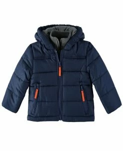 S Rothschild & CO Baby Boys Hooded Puffer Jacket With Sweatshirt Vestee
